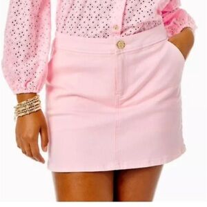 Lilly Pulitzer Colette Denim Skort NWT Size 4
